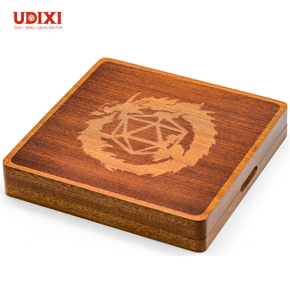 UDIXI   Sapele Square Wooden Box